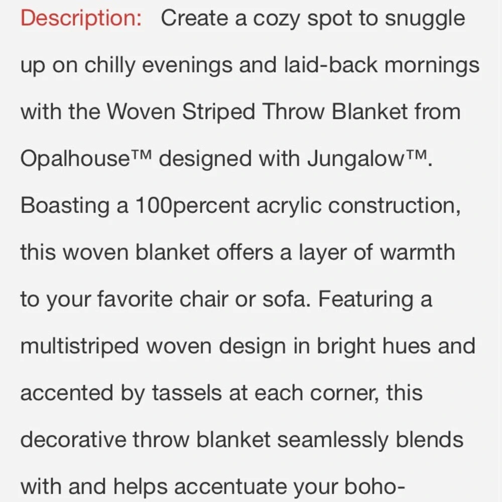 Opalhouse nwt throw